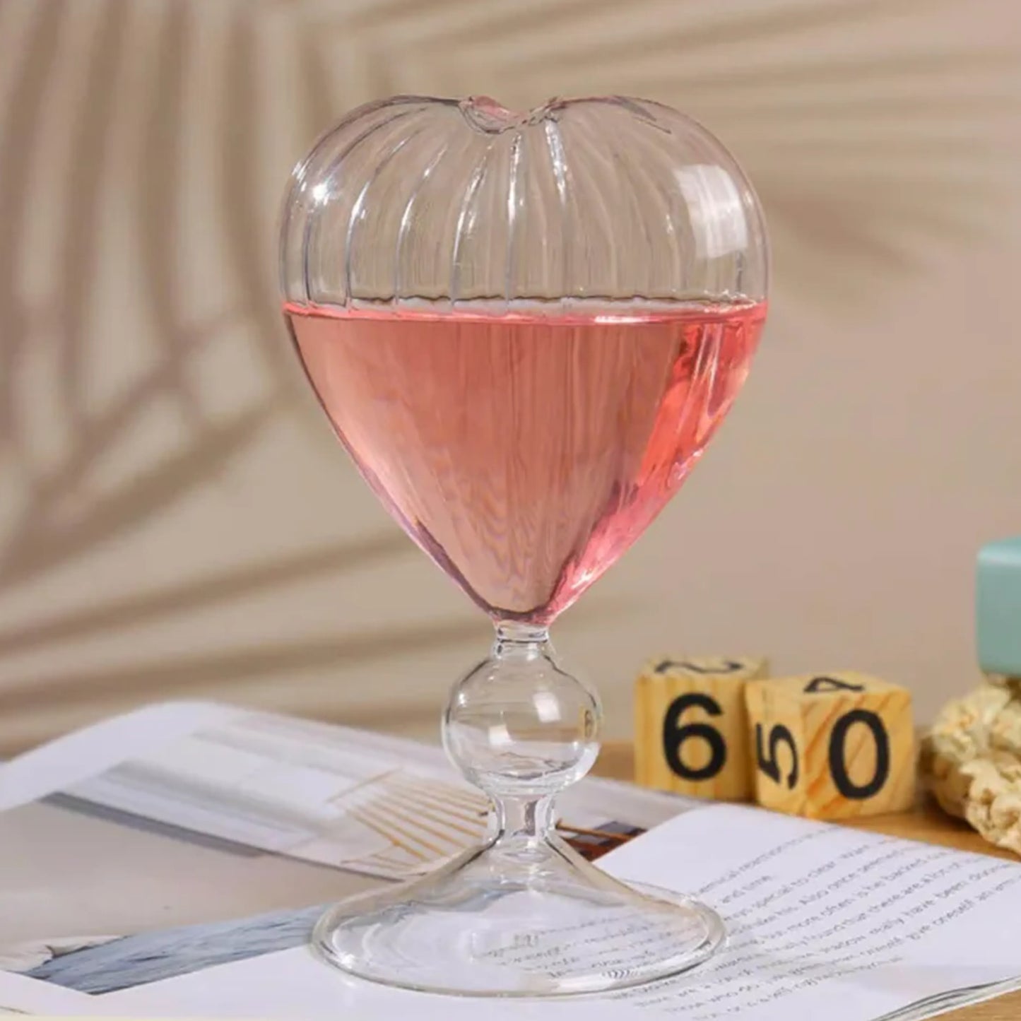 Creative Heart Disposable Straw Cup