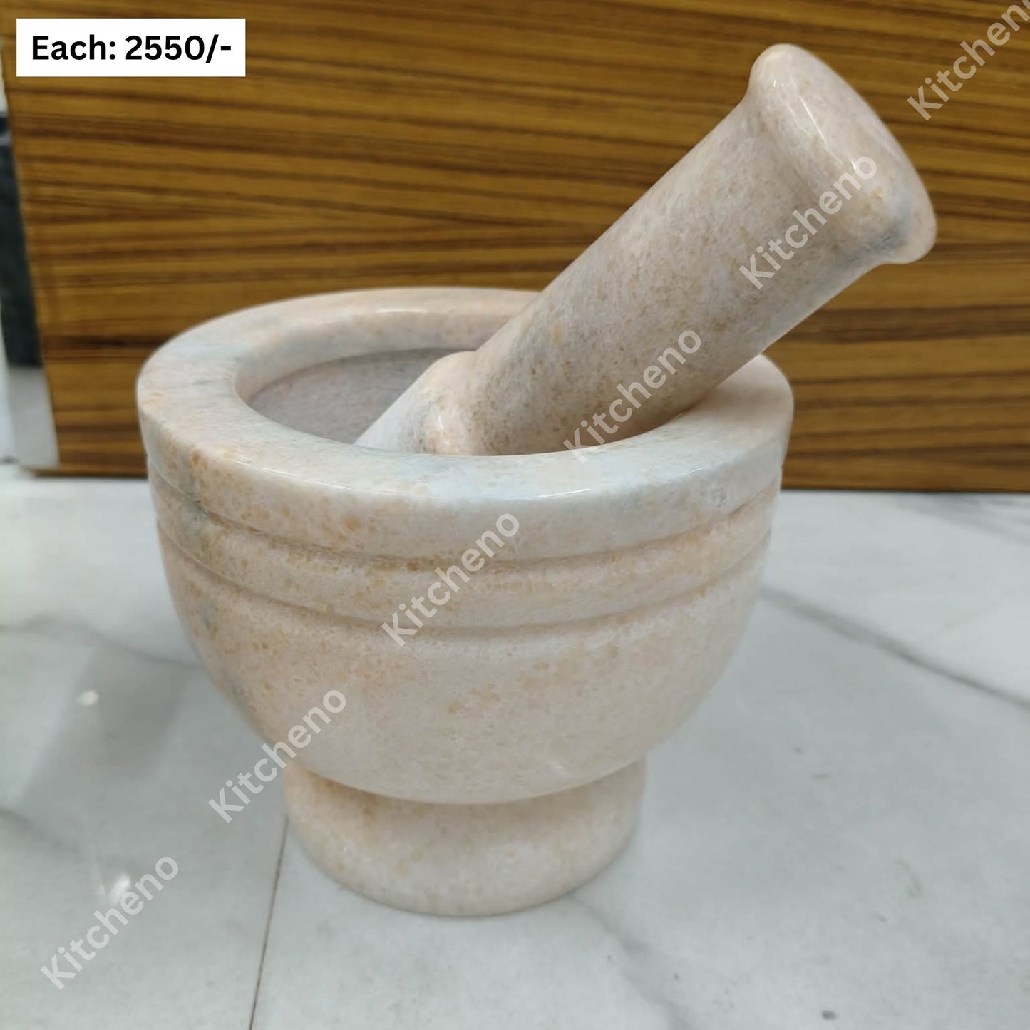 Handheld Marble Mortar and Pestle Set