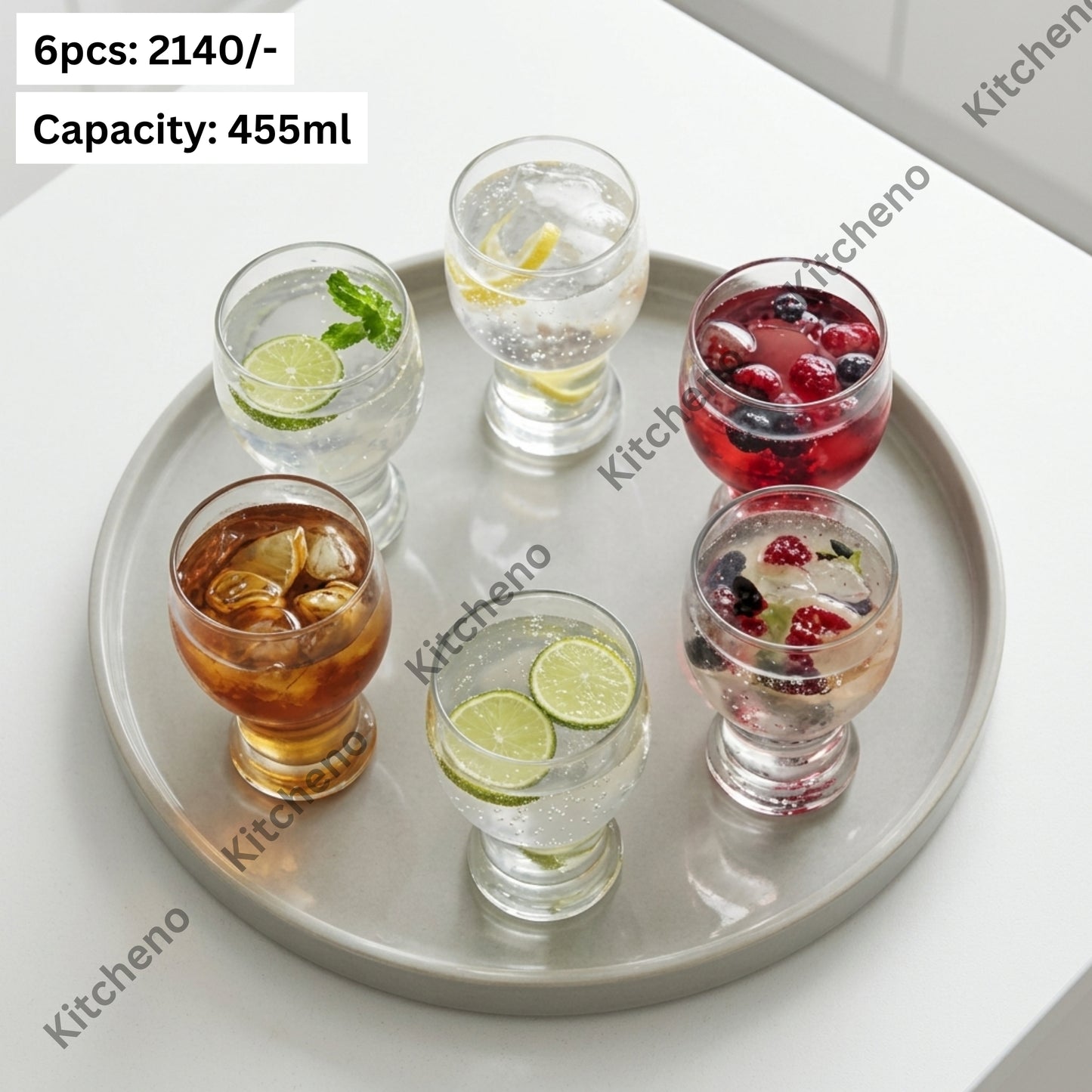 Ocean Bavaria Crystal Clear Drinking Glass Set