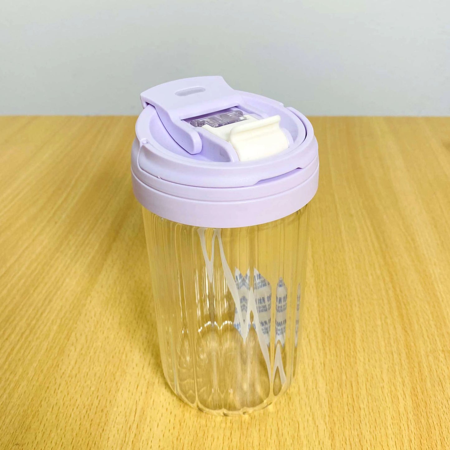 Borosilicate Glass Juice Pot with Straw