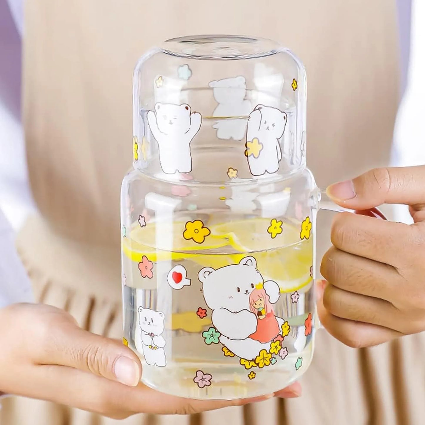 Water & Juice Carafe Set with Tumbler