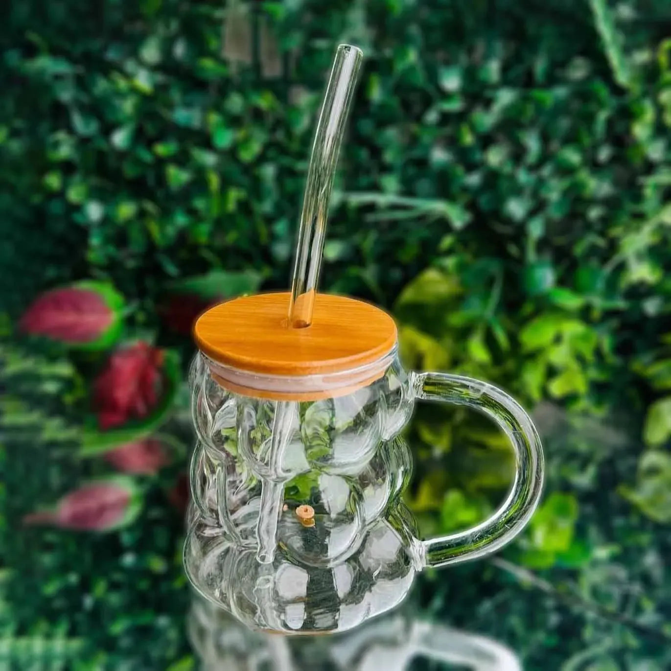 Bubble Design Juice Pot with Handle