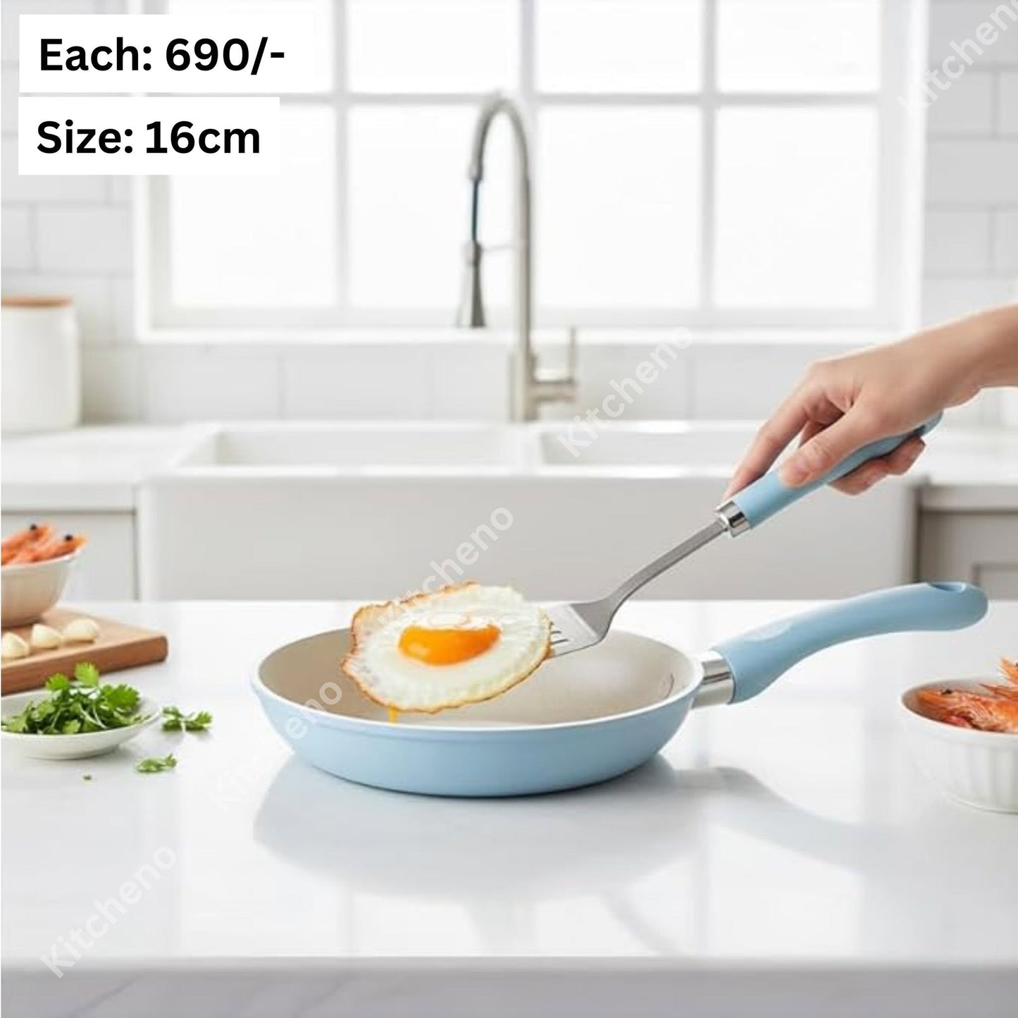 Mini Marble Coated Non-Stick Pancake & Egg Frying Pan
