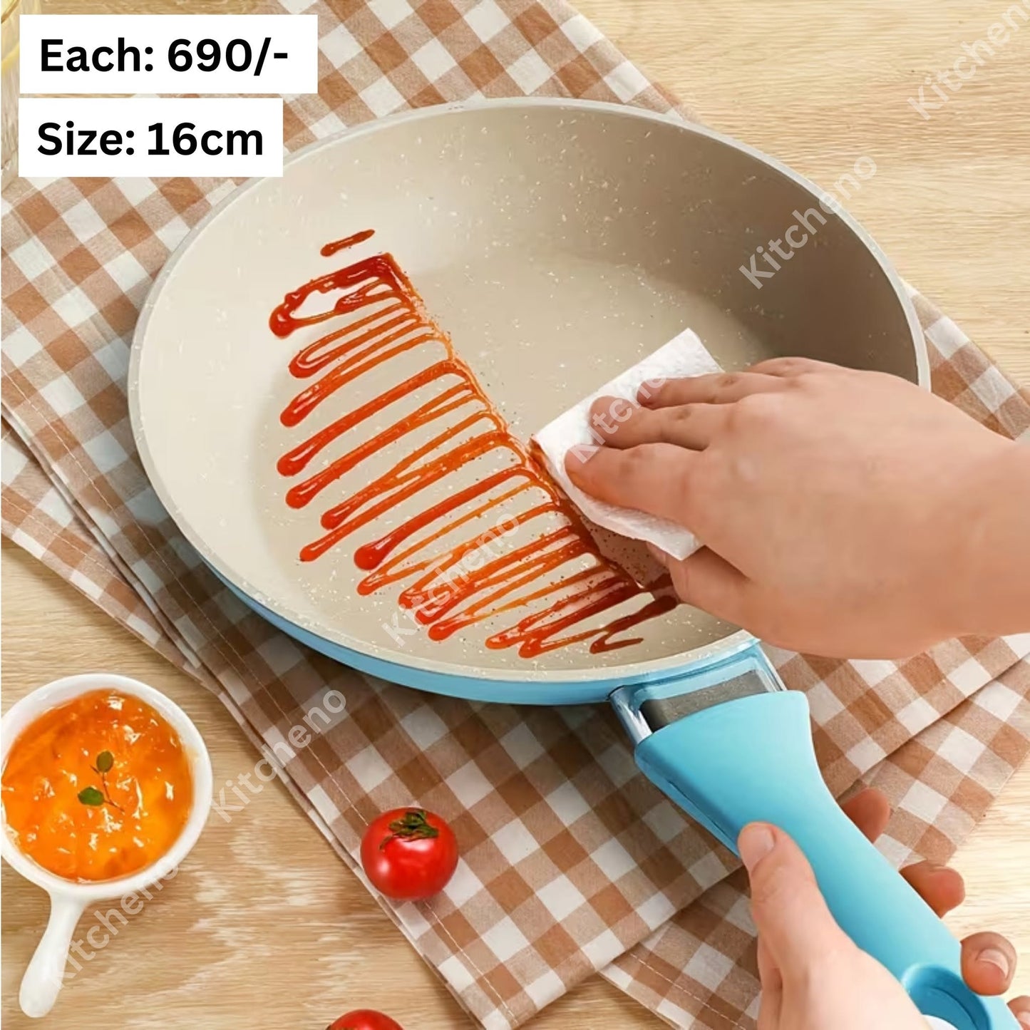 Mini Marble Coated Non-Stick Pancake & Egg Frying Pan