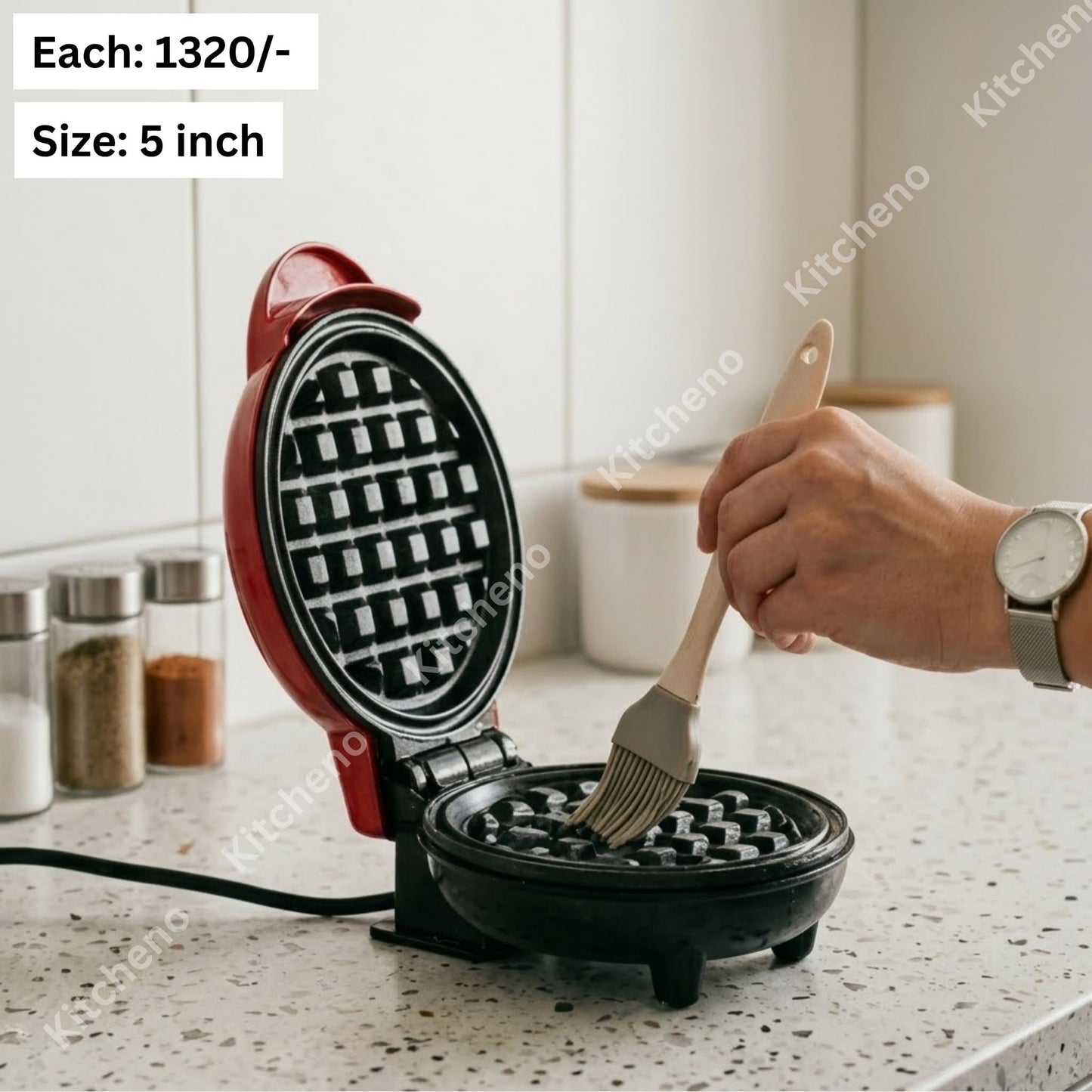 Mini Electric Waffle Maker – 5 Inch