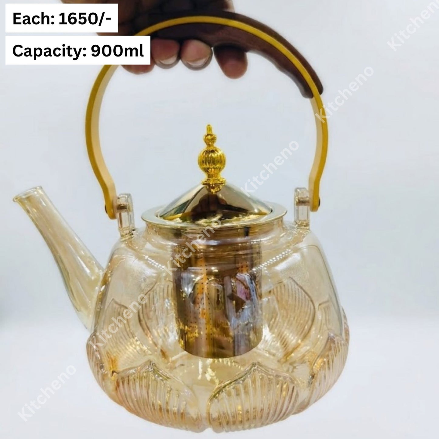 Luxury Golden Tea Kettle with Handle