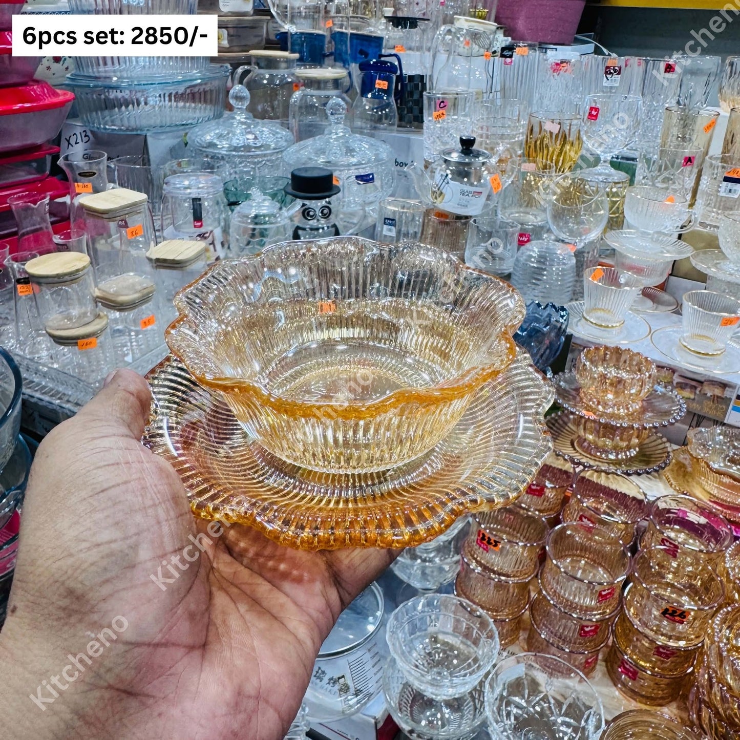 6 Pcs Dessert Serving Bowl Set
