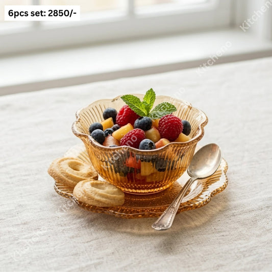 6 Pcs Dessert Serving Bowl Set