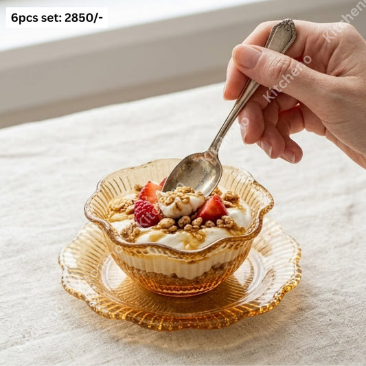 6 Pcs Dessert Serving Bowl Set