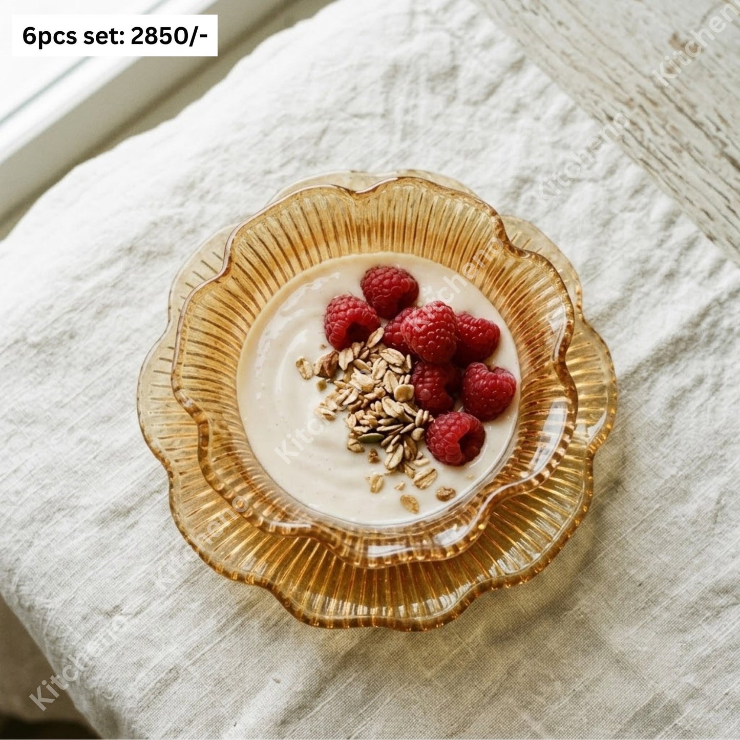 6 Pcs Dessert Serving Bowl Set