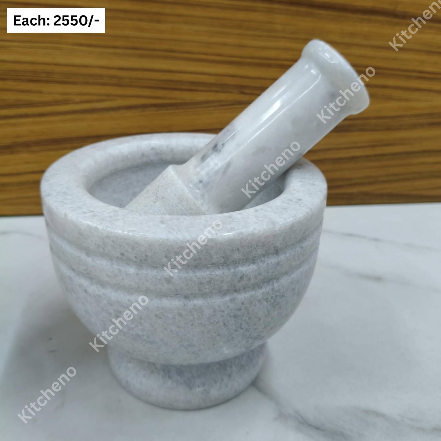 Handheld Marble Mortar and Pestle Set