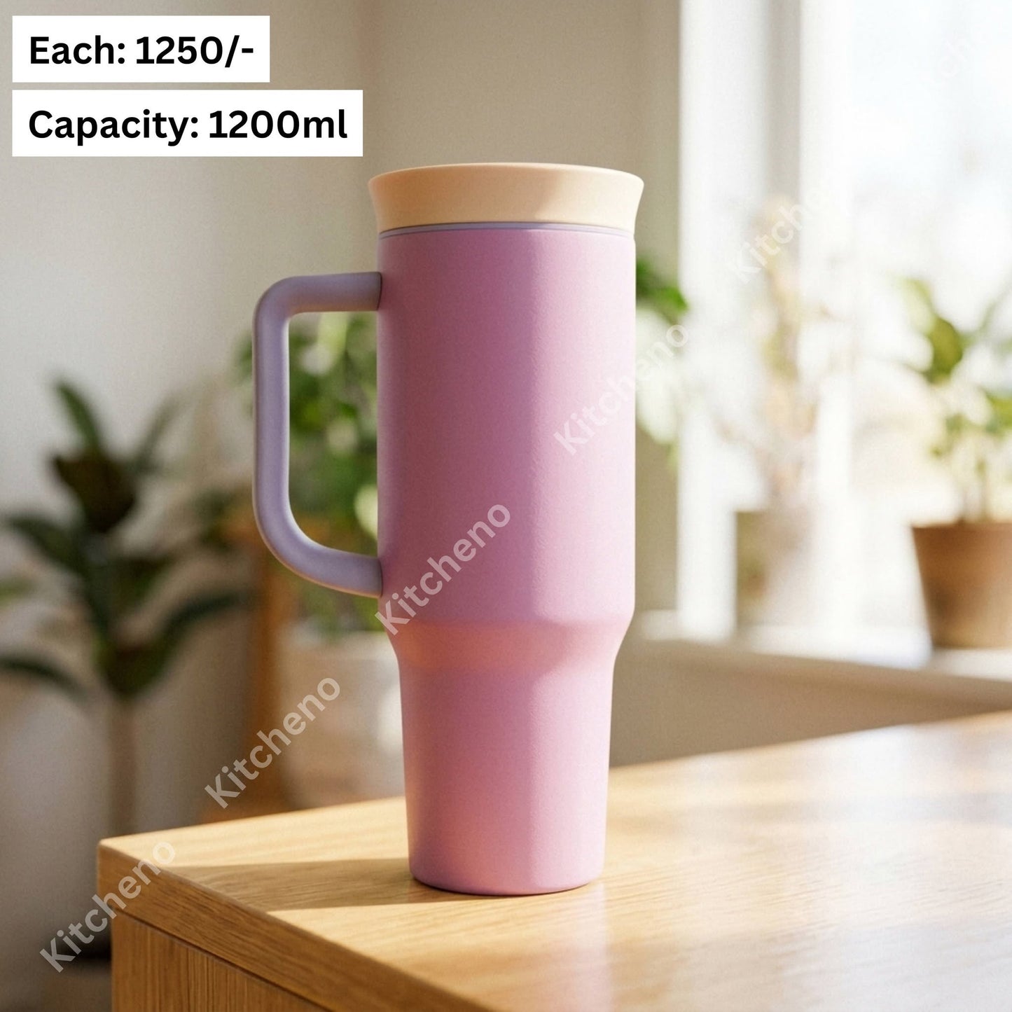 1200ml Stainless Steel Tumbler with Lid