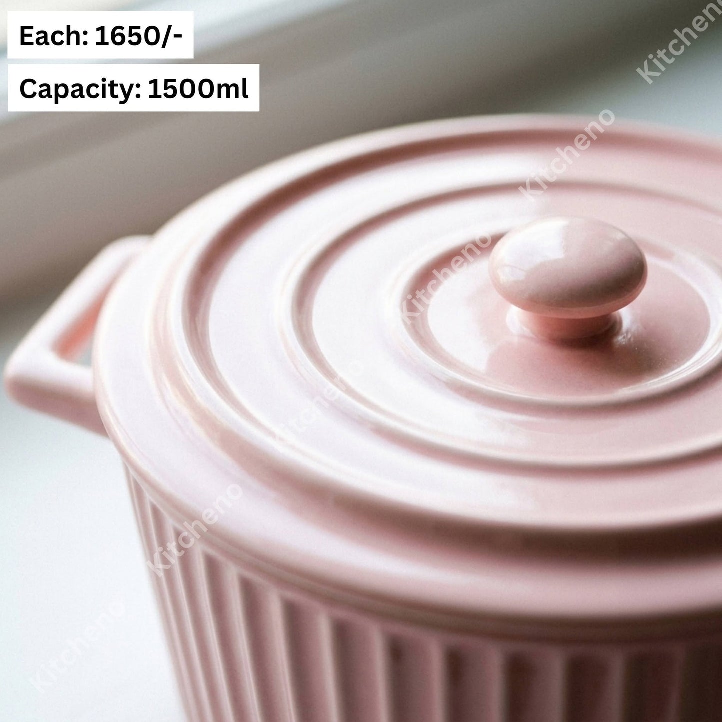 Ceramic Serving Bowl with Lid