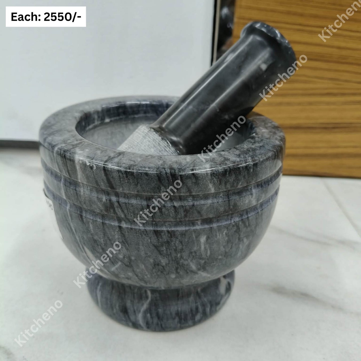 Handheld Marble Mortar and Pestle Set
