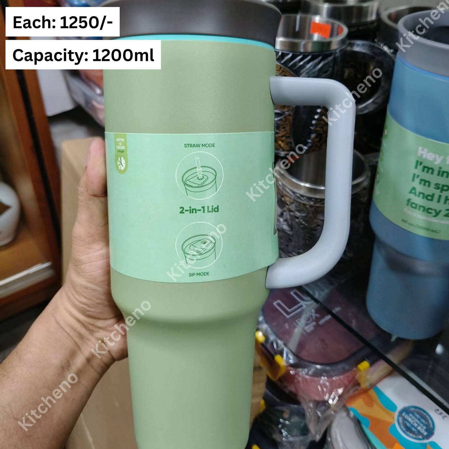1200ml Stainless Steel Tumbler with Lid