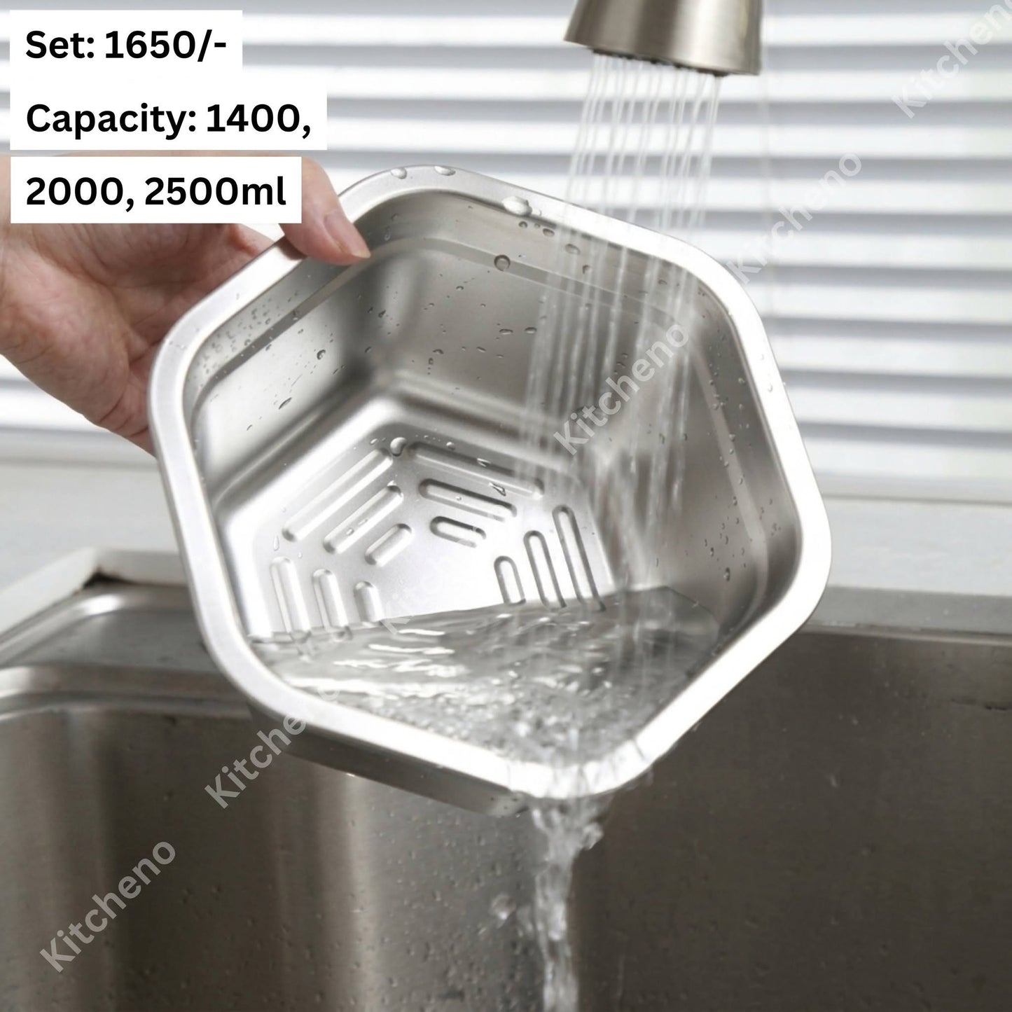 3 Pcs Stainless Steel Multi-Purpose Preservation Box Set