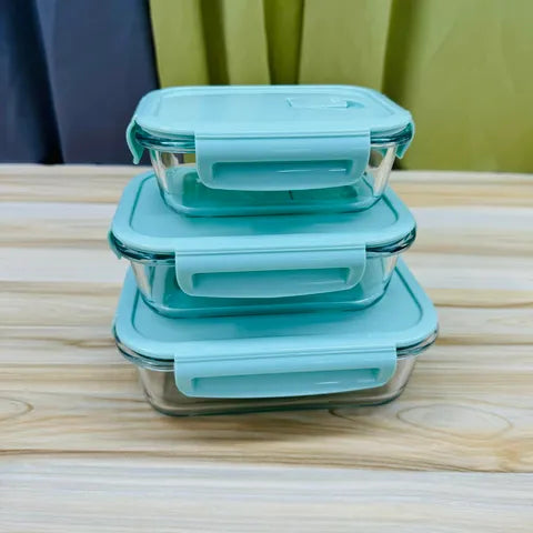 Premium Food Storage Glass Bowl Set