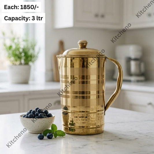 Polished Gold 3 Liter Steel Jug