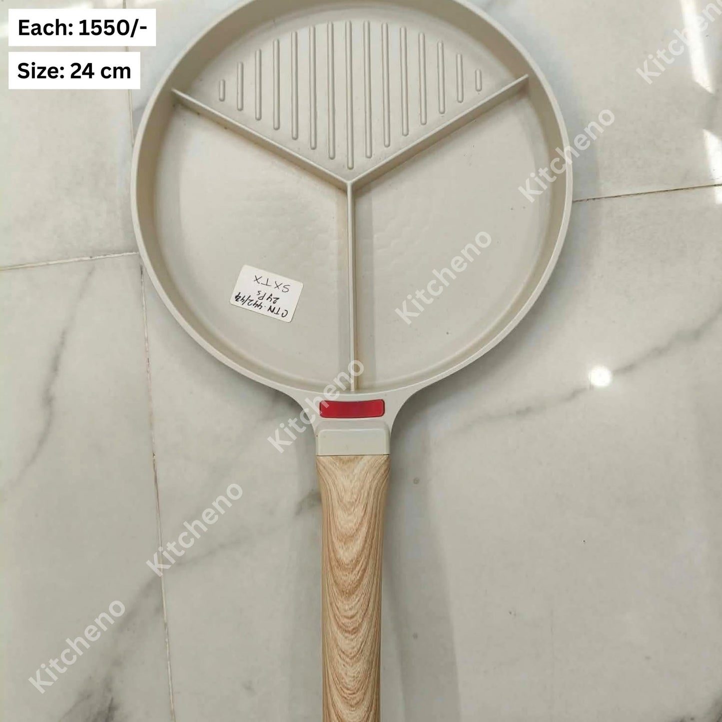 Multi-Purpose Non-Stick Frying Pan with Wooden Handle