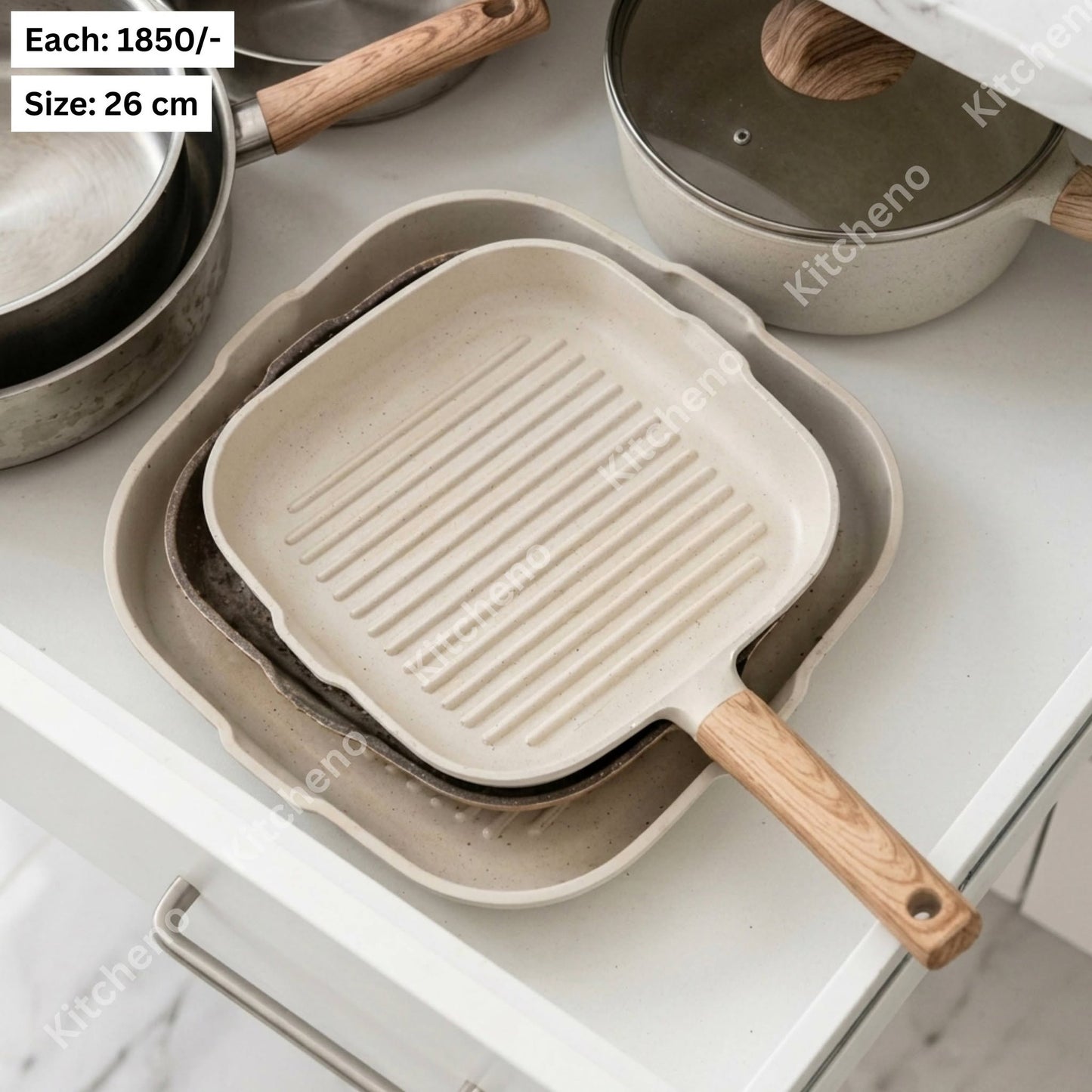 Square Shape Non-Stick Grill Pan