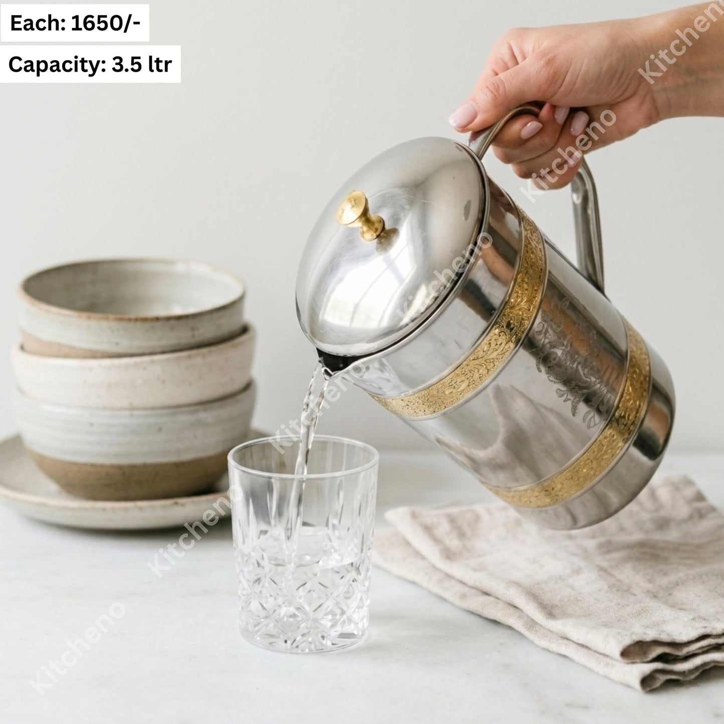 Premium Stainless Steel Water Jug