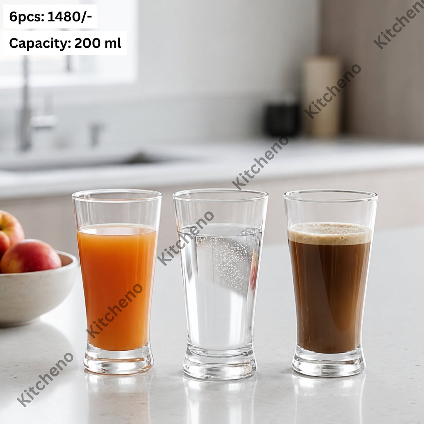 Modern Minimalist Glassware Set for Kitchen & Dining