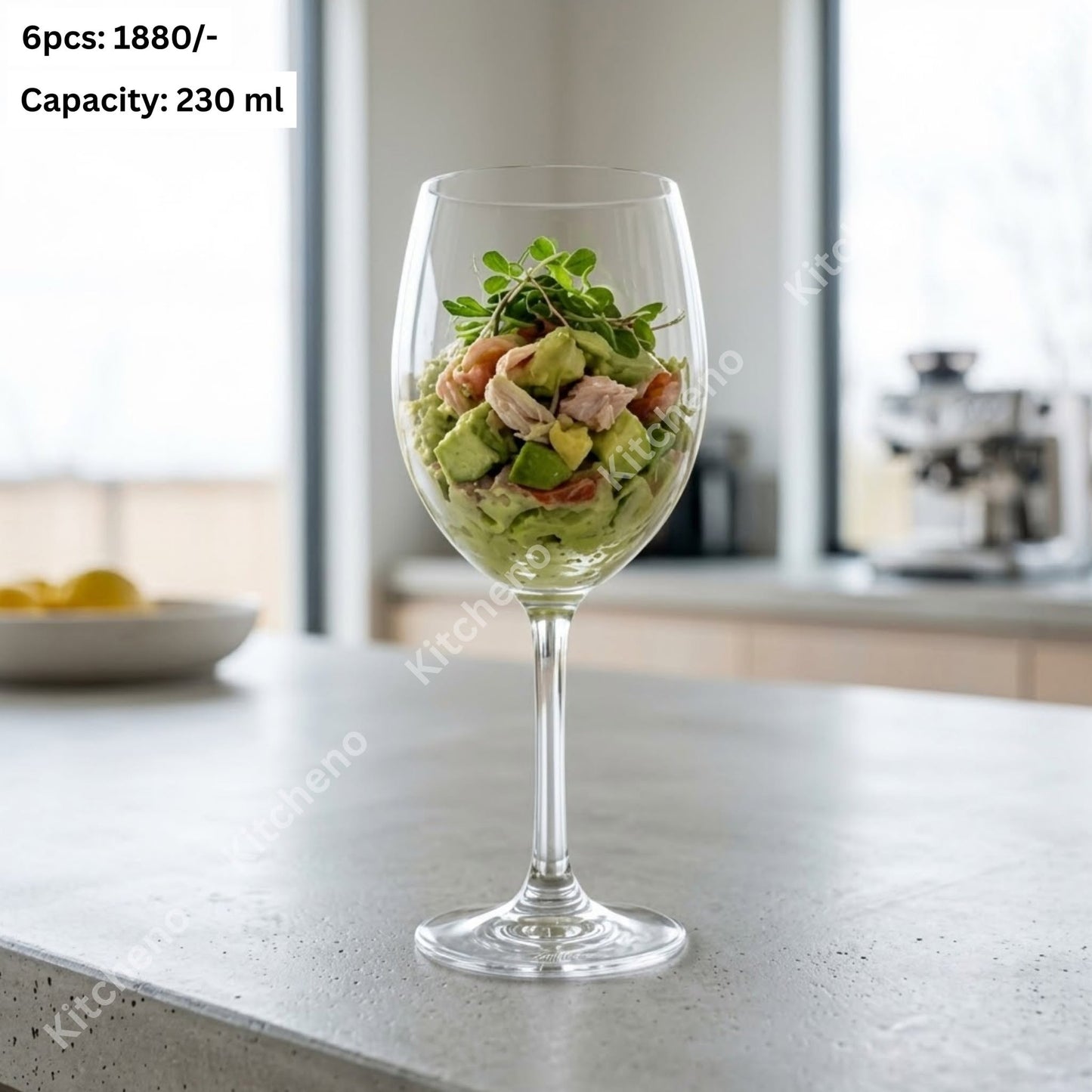 Premium 6-Piece Classic Wine Glass Set