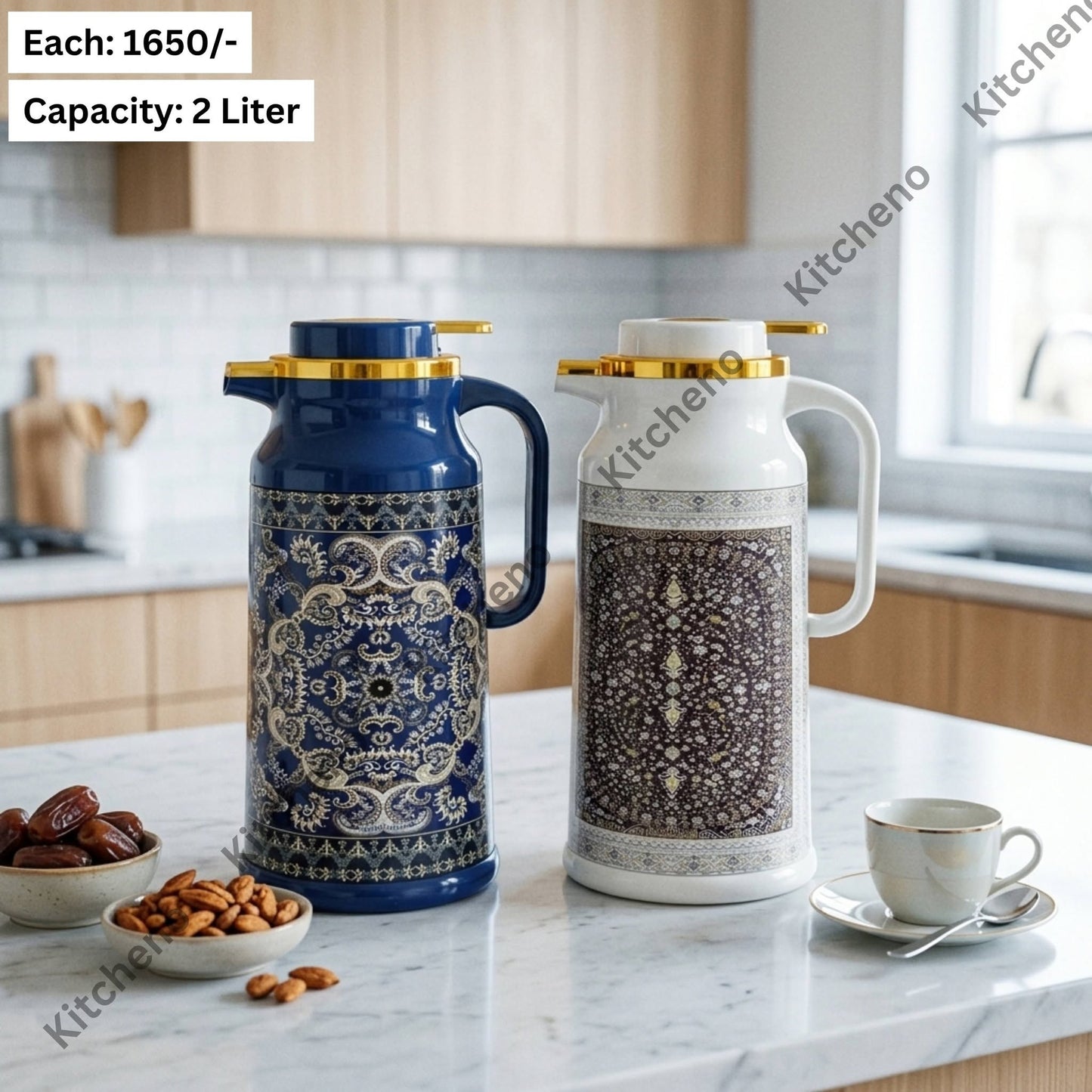 Luxury Vintage-Style Tea and Coffee Flask