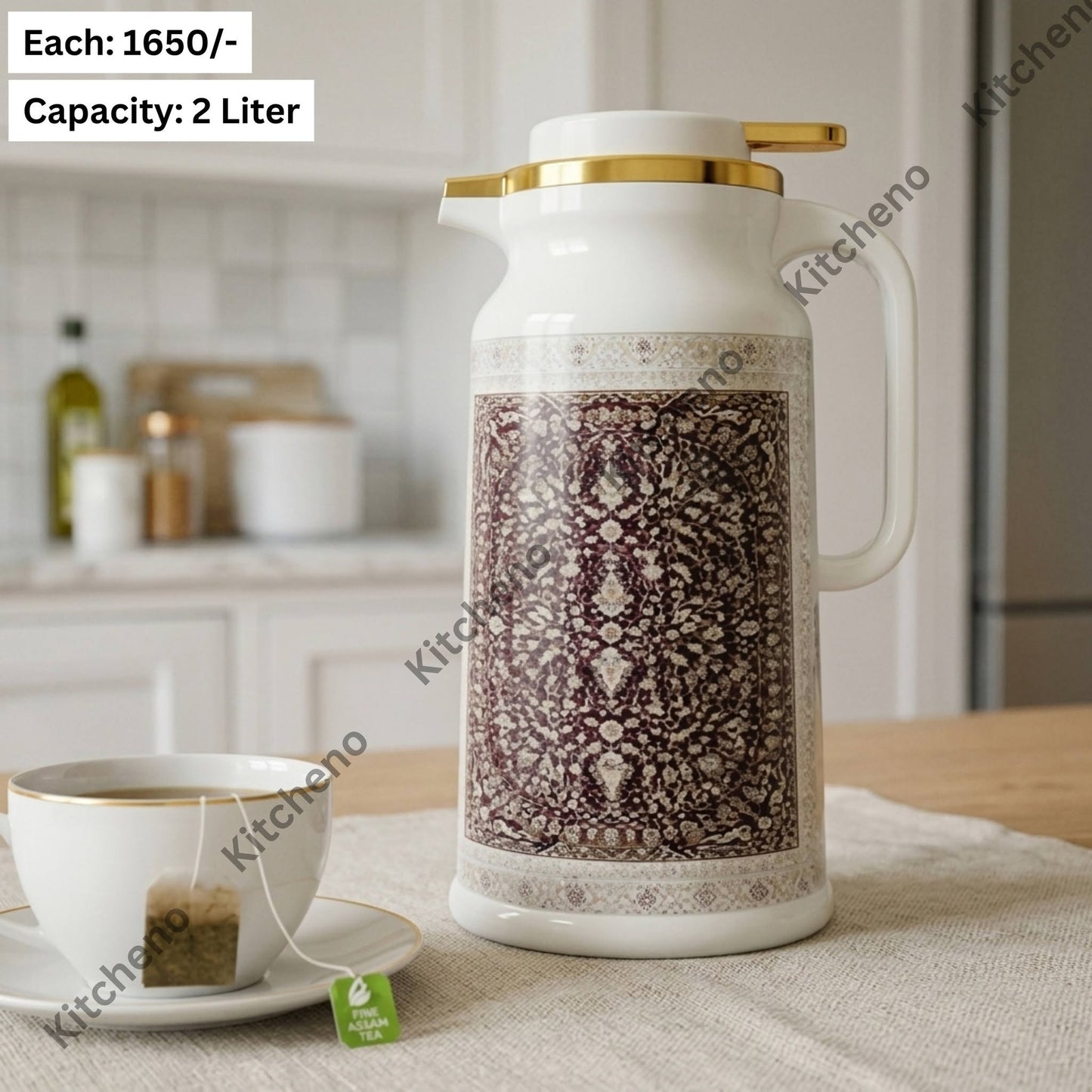 Luxury Vintage-Style Tea and Coffee Flask