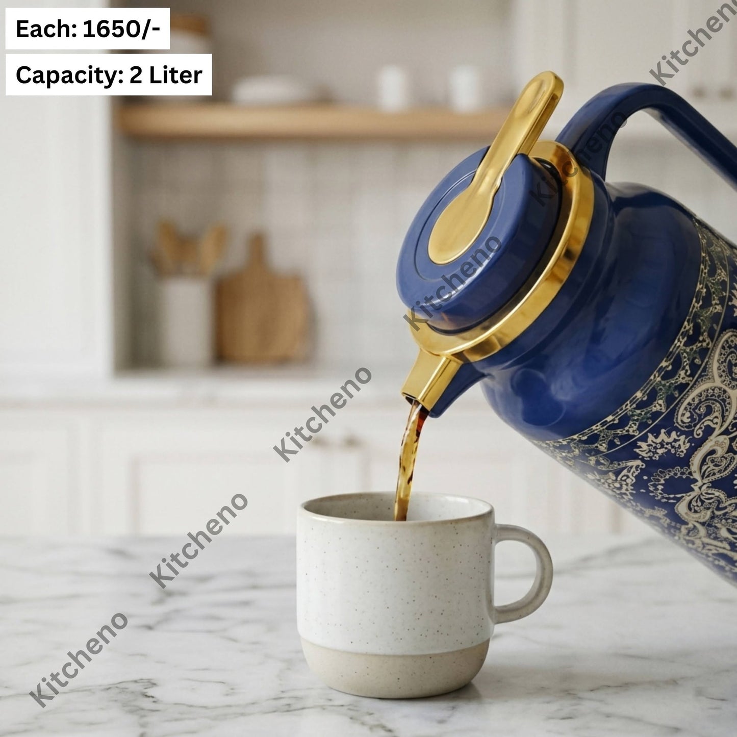 Luxury Vintage-Style Tea and Coffee Flask