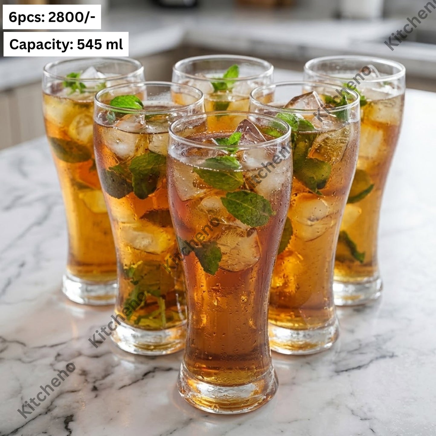 Versatile Clear Glassware Set for Beverages and Layered Desserts