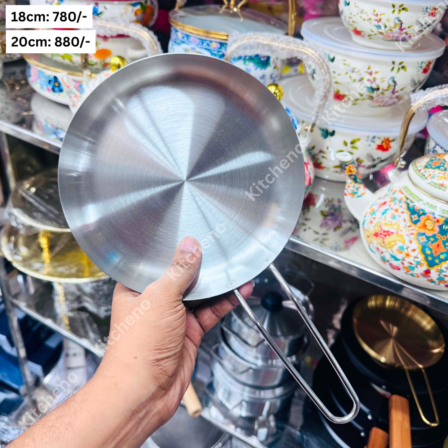 Multi-Purpose Stainless Steel Frying Pan
