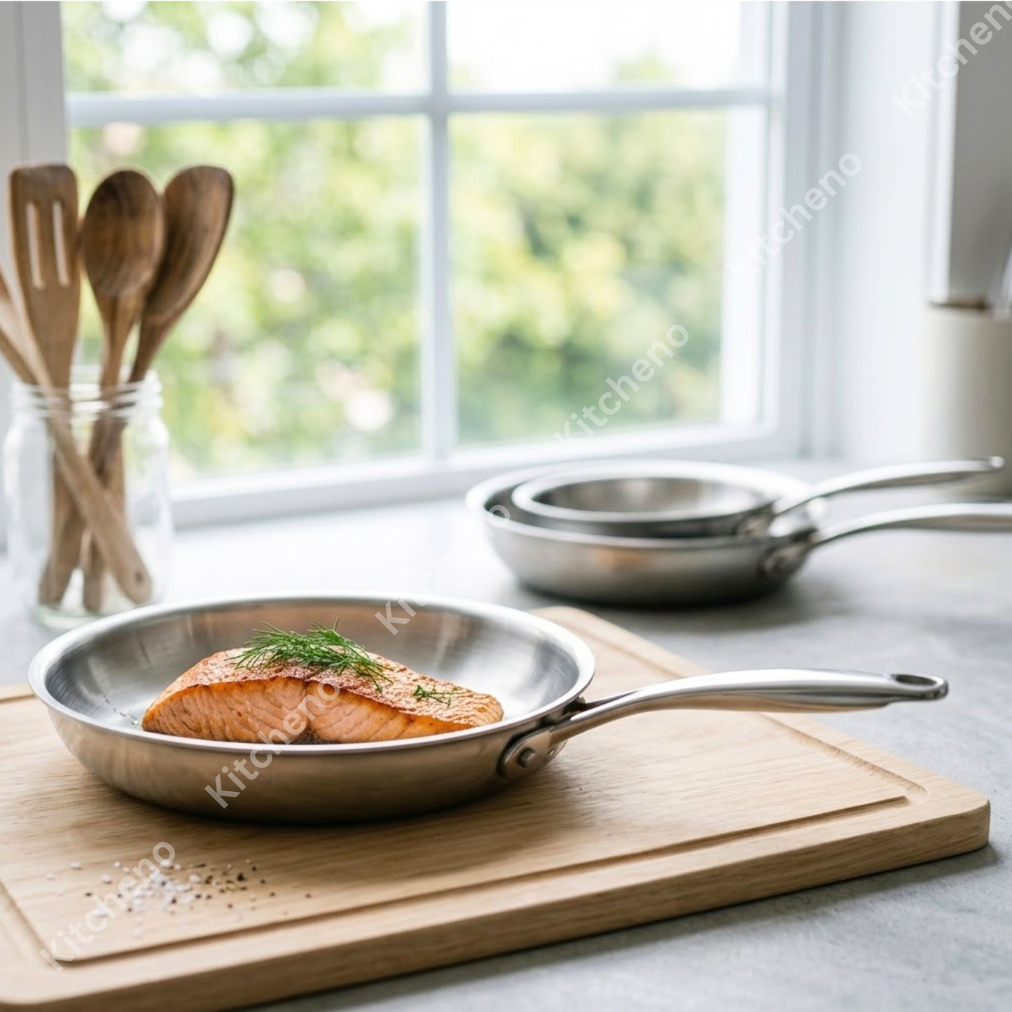Stainless Steel Frying Pan