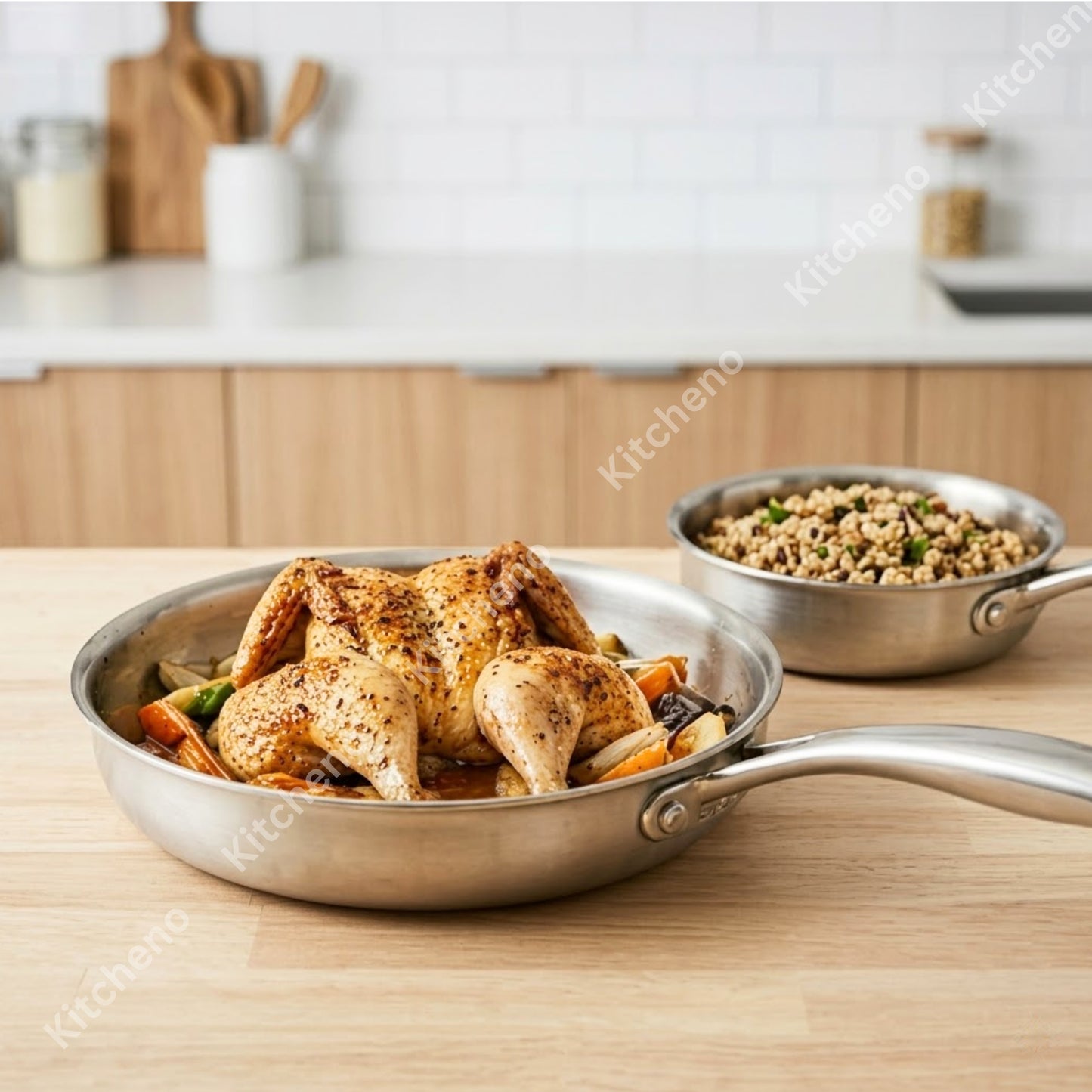 Stainless Steel Frying Pan